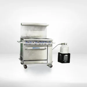 6 Burner Propane Stove Top with Oven