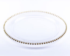 Charger - Gold Beaded