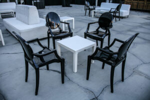 Louis Ghost Armchair, Black