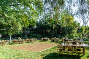 Rustic Cedar Dance Floor