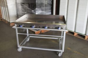 24" x 48" Propane Griddle with Cart