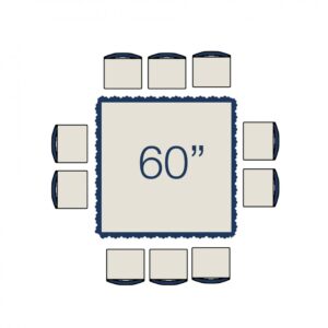 Square Table 60"