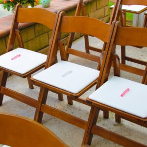 American Wood Folding Padded Chair