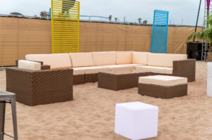 Lounge Sectional, Montecito 8pc Tan