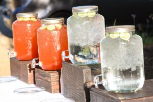 Mason Jar Beverage Dispenser - 2 Gallon