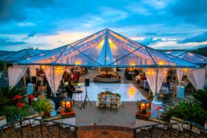 Clear Frame Tent Canopy-40' Width