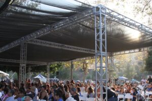 Truss Rigging With Sunshade Fabric