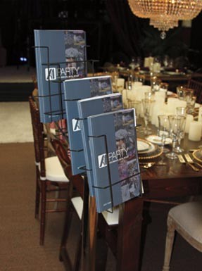 Stanchion Literature Rack