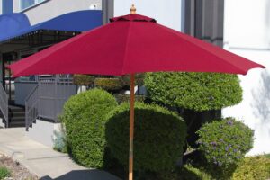 9' Market Umbrella - Burgundy