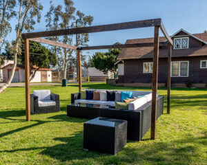 Lounge Sectional, Montecito 8pc Black