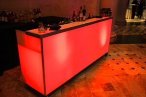 Bar - Light Up 5' w/ work counter, sinks, and speed racks
