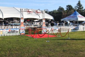 Beer Garden Truss Entrance With Branding