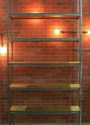 Rustic Wood Back Bar