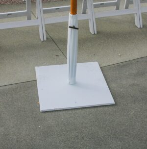 Color Umbrella Base Velon Wrap