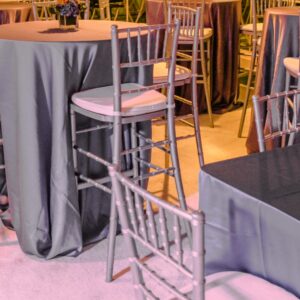 Chiavari Bar Stool Silver