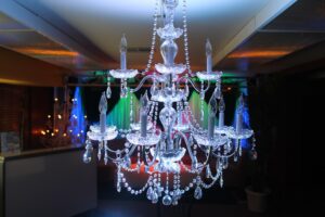 2 Tier Crystal Chandelier