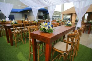 Vineyard 2' x 8' Communal Cocktail Table