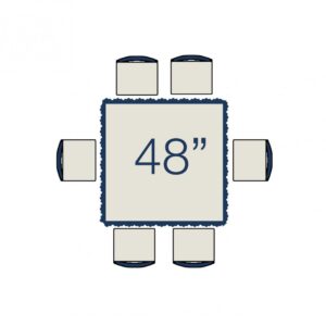 Square Table 48"