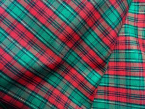Tartan, Red and Green