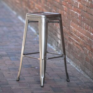Tolix Bar Stool - Natural