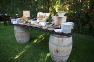 Vineyard Oak Wine Barrel Catering Bar/Counter