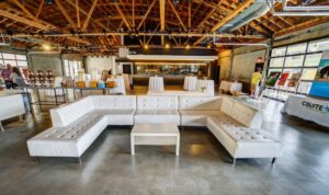 Metro Lounge Set 5PC - White