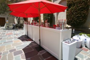 Blanco White Wood Bar 8'