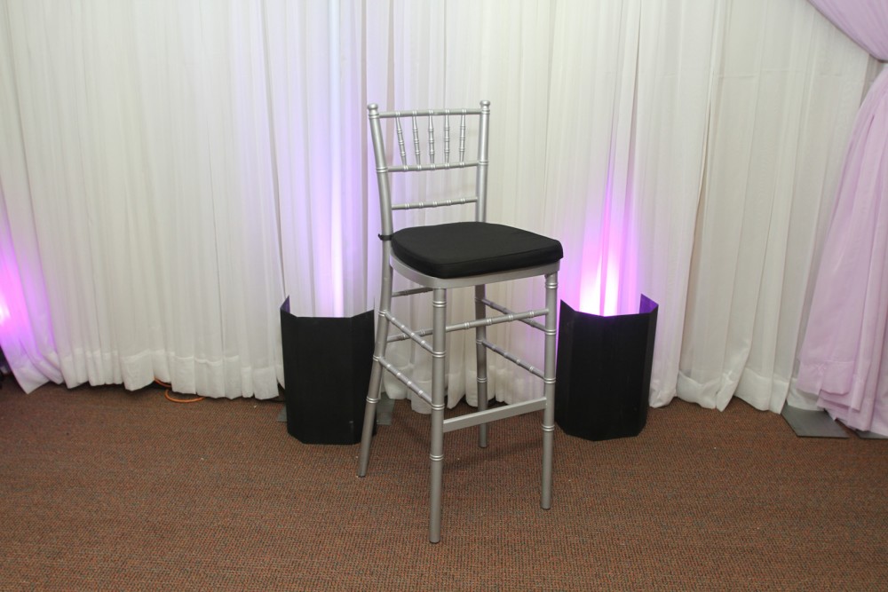 Chiavari Bar Stool Silver - Image 2