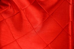 Pintuck - China Red