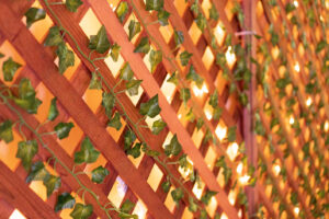 Panel, Lattice, Ivy Natural Wood 4'x8'