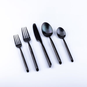 Capri Black Flatware Collection