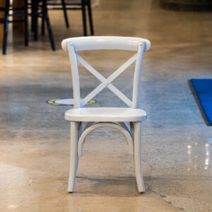 Childrens Chair - Vineyard Crossback  (White)