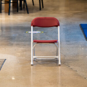 Childrens Chair- Folding, Red