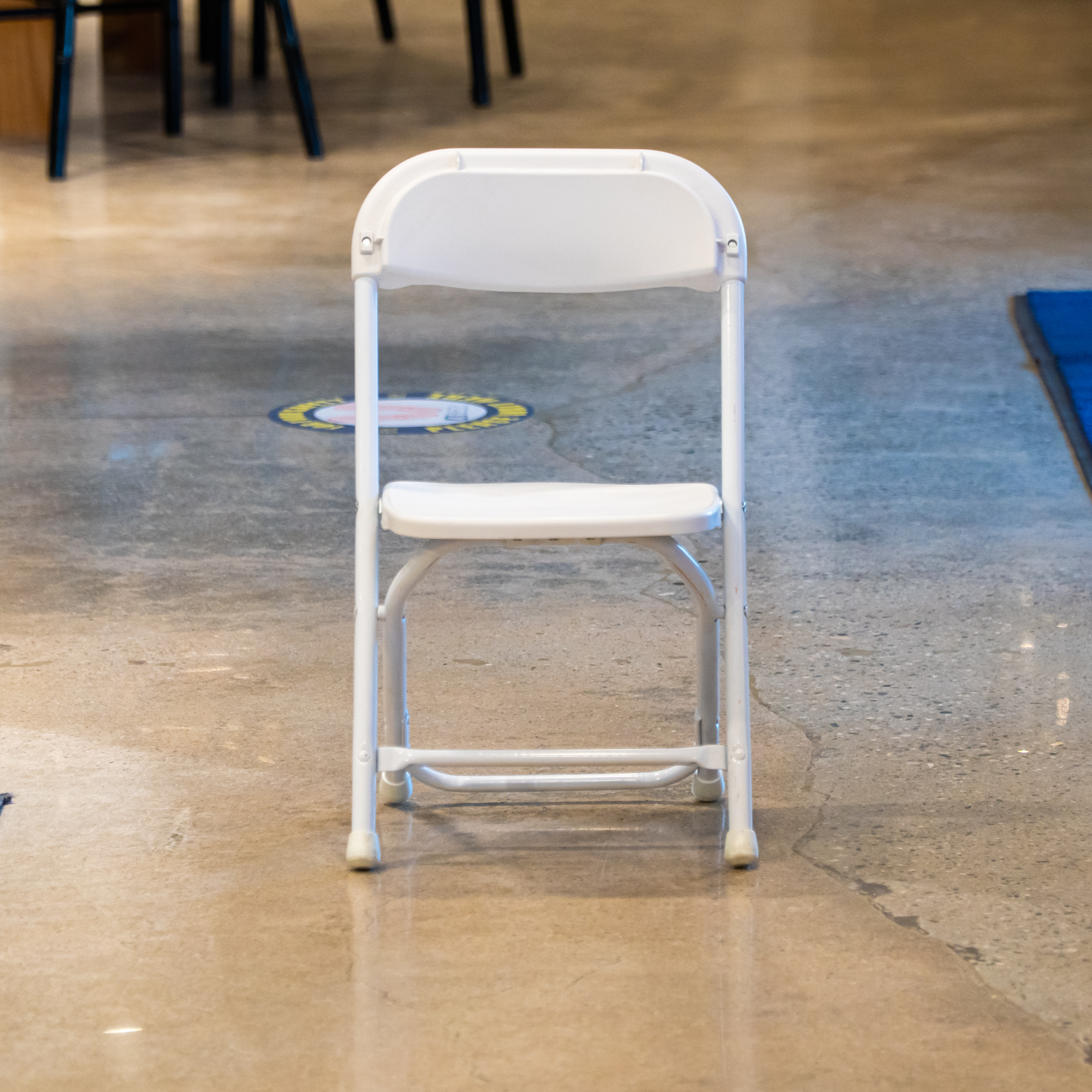 Childrens Chair - Folding, White