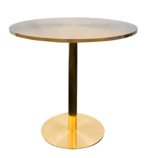 Gold Matte Round Table