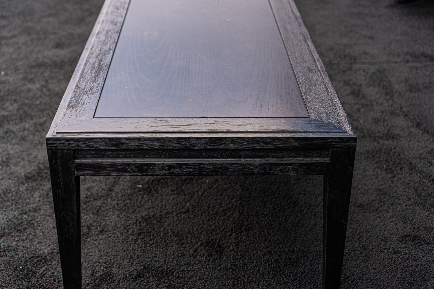 Black Wood Coffee Table - Image 2
