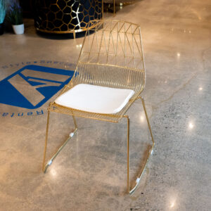 Hawaii Gold Metal Chair