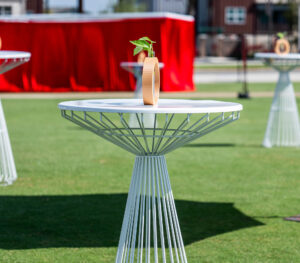 Hawaii White Metal Table