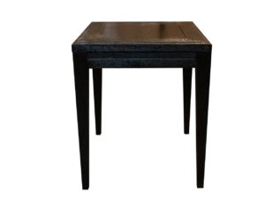 Table, Side Black Wood, 18" Square