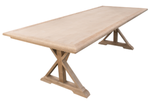 Dining Table, Natural Wood Finish