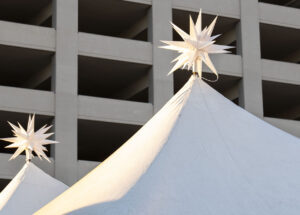 21" Tent Top Star Decoration