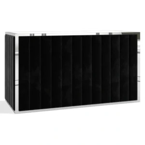 Lilo Bar Silver with Black Velvet