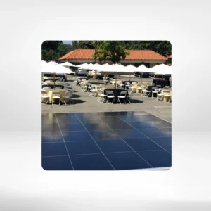 Black Vinyl Dance Floor 3' X 4'