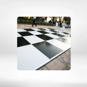 Checkered Dance Floor 3' X 4'