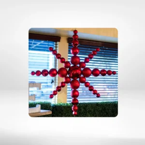 Christmas Snowflake (Red)